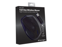 Kensington Pro Fit Full-Size - mouse - 2.4 GHz - black - K72370US