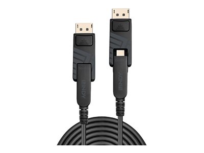 LINDY 50m Fibre Optic Hybrid Mini DP