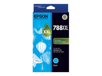 Epson 788XXL XL cyan original ink Product shot Front 79200