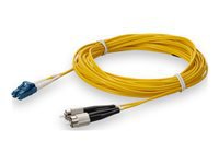 AddOn 5m FC to LC OS1 Yellow Patch Cable
