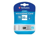 Image of Verbatim - flash memory card - 32 GB - microSDHC