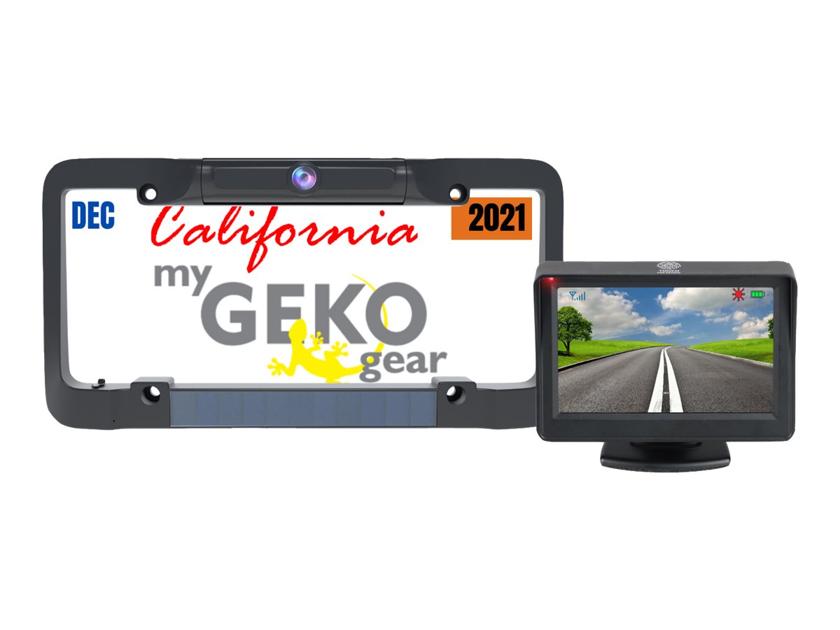 MyGEKOgear Solar-Powered Wireless Backup Camera - Black - SBC01