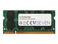 V7 DDR2  2GB 667MHz  Ikke-ECC SO-DIMM