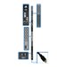 Tripp Lite 10kW 3-Phase Monitored PDU, LX Interface, 200/208/240V Outlets (42 C13/6 C19), LCD, NEMA L15-30P, 3m/10 ft. Cord, 0U 1.8m/70 in. Height, TAA