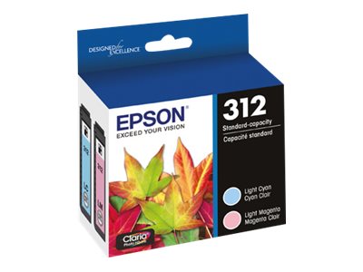 Epson T312 - 2-pack - light magenta, light cyan