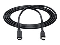 StarTech 6ft / 2m USB-C to Mini DisplayPort Cable - 4K 60Hz - Black - USB 3.1 Type C to mDP Adapter (CDP2MDPMM6B) - video ada