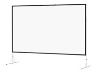 Da-Lite Fast-Fold Deluxe Screen System Wide Format Projection screen with heavy duty legs 