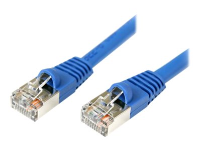 StarTech.com 3 ft CAT5e Cable - Blue Ethernet Cord - Shielded - UTP