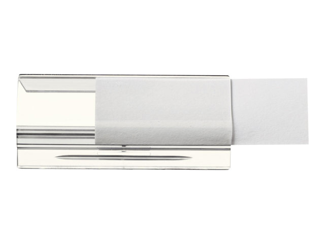 Leitz Ultimate Hanging File Tab Clear Pack Of 25