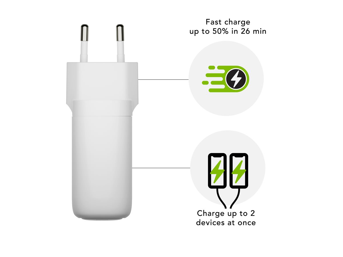 B2C USB-C 65W+A 18W Wall Charger – foto 4