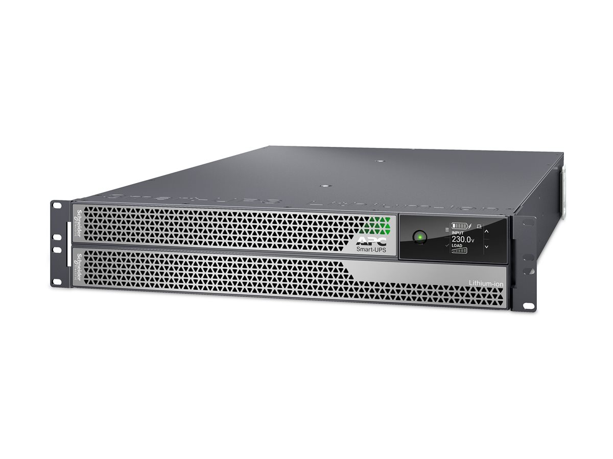 APC Smart-UPS Ultra - UPS - prodloužená doba provozu, pevné třívodičové výstupy, síťová karta, online, věž, s montážní sadou - 5000 Watt - 5000 VA - Li-Ion – foto 2