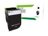 Lexmark 808X Extra High Yield black original toner Product shot Left-angle 76300