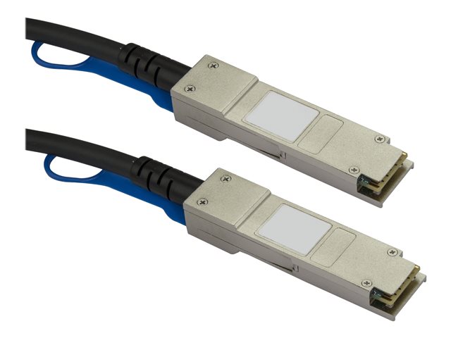 Image of StarTech.com HPE JD095C Compatible .65m 10G SFP+ to SFP+ Direct Attach Cable Twinax, 10GbE SFP+ Copper DAC 10 Gbps Low Power Passive Mini GBIC/Transceiver Module DAC, Firepower A5500, 10GE - Lifetime Warranty (JD095CST) - 10GBase direct attach cable - 65 