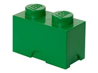 LEGO Storage Brick 2 Opbevaringsboks Mørkegrøn