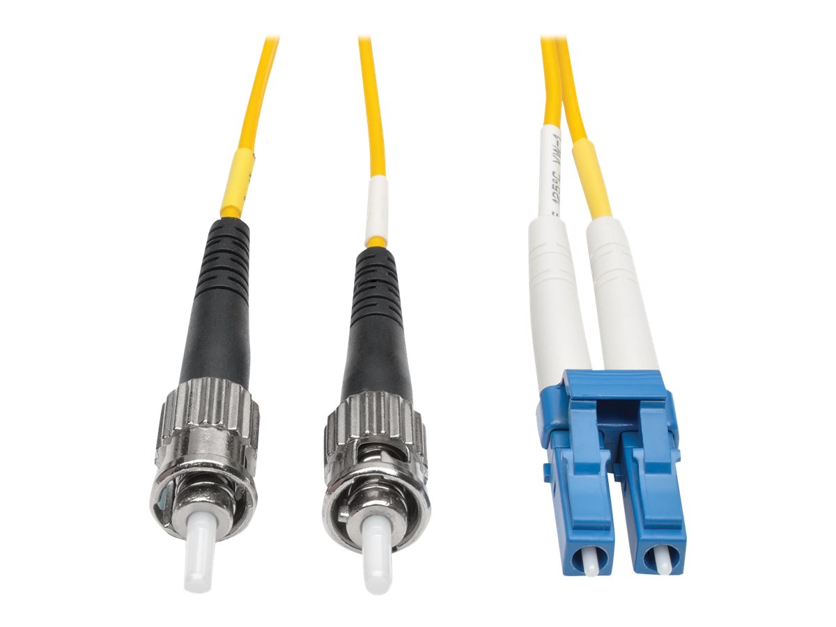 Tripp Lite 15M Duplex Singlemode 9/125 Fiber Optic Patch Cable LC/ST 50' 50ft 15 Meter