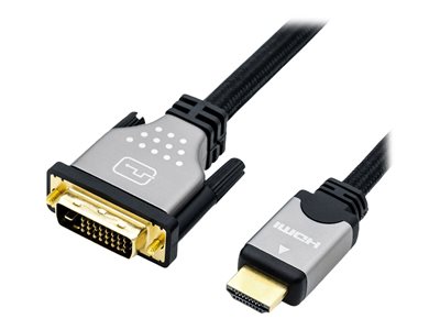 ROLINE Monitorkabel DVI - HDMI ST-ST 2m