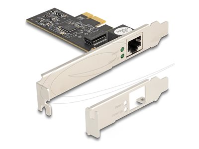 DELOCK PCI Express x1 5 Gigabit LAN 1x RJ45 Low Profile PCI Express Karten