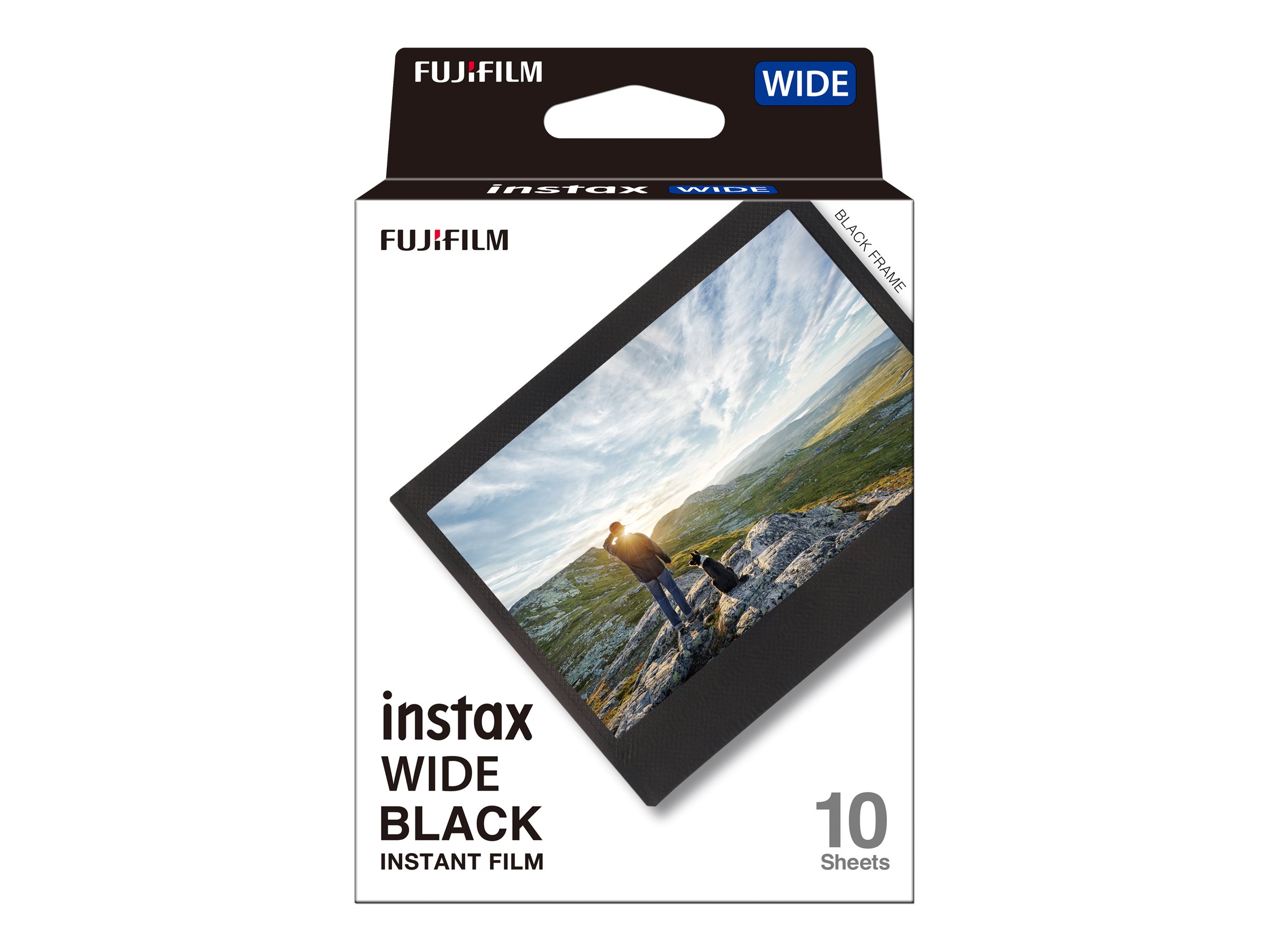 Fujifilm instax WIDE Instant Film - Black - 10's