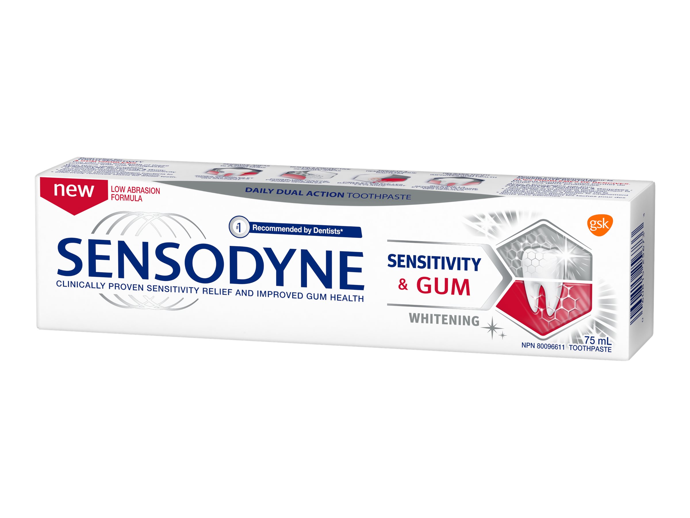 Sensodyne Sensitivity and Gum Whitening Toothpaste - 75ml