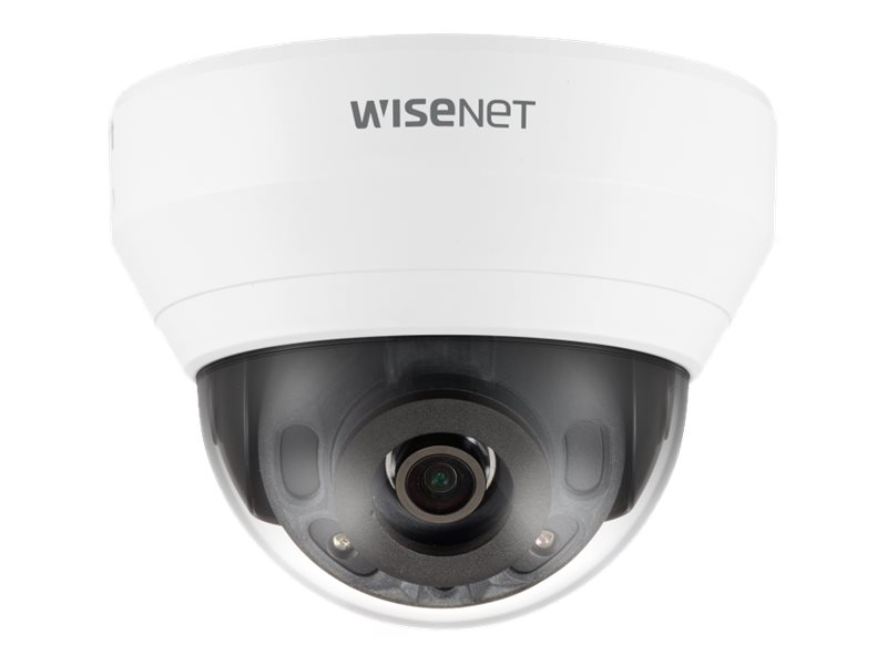 WISENET Q NETWORK INDOOR DOME CAMERA, 2MP @ 30FPS, 4.0MM FIXED FOCAL LENS (87 ),