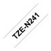 Ruban TZEN non-laminé 18mm Noir/Blanc