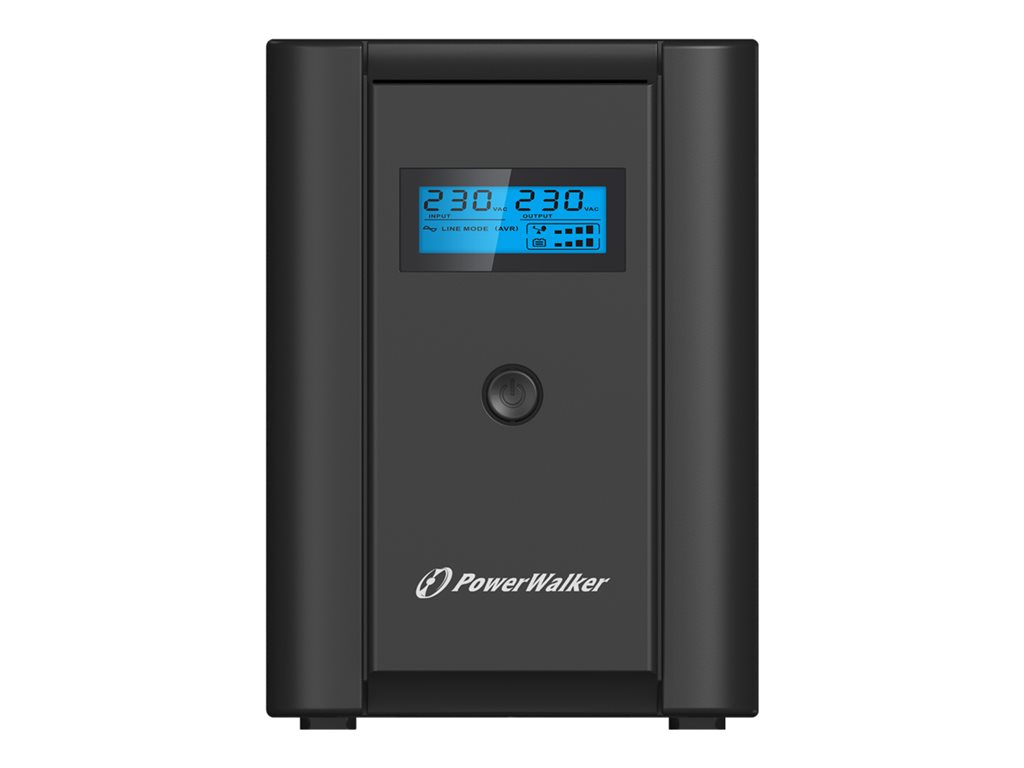 UPS POWERWALKER VI 2200 SHL FR LINE-INTERACTIVE 2200VA 2X 230V PL 2X IEC C13 USB-B LCD