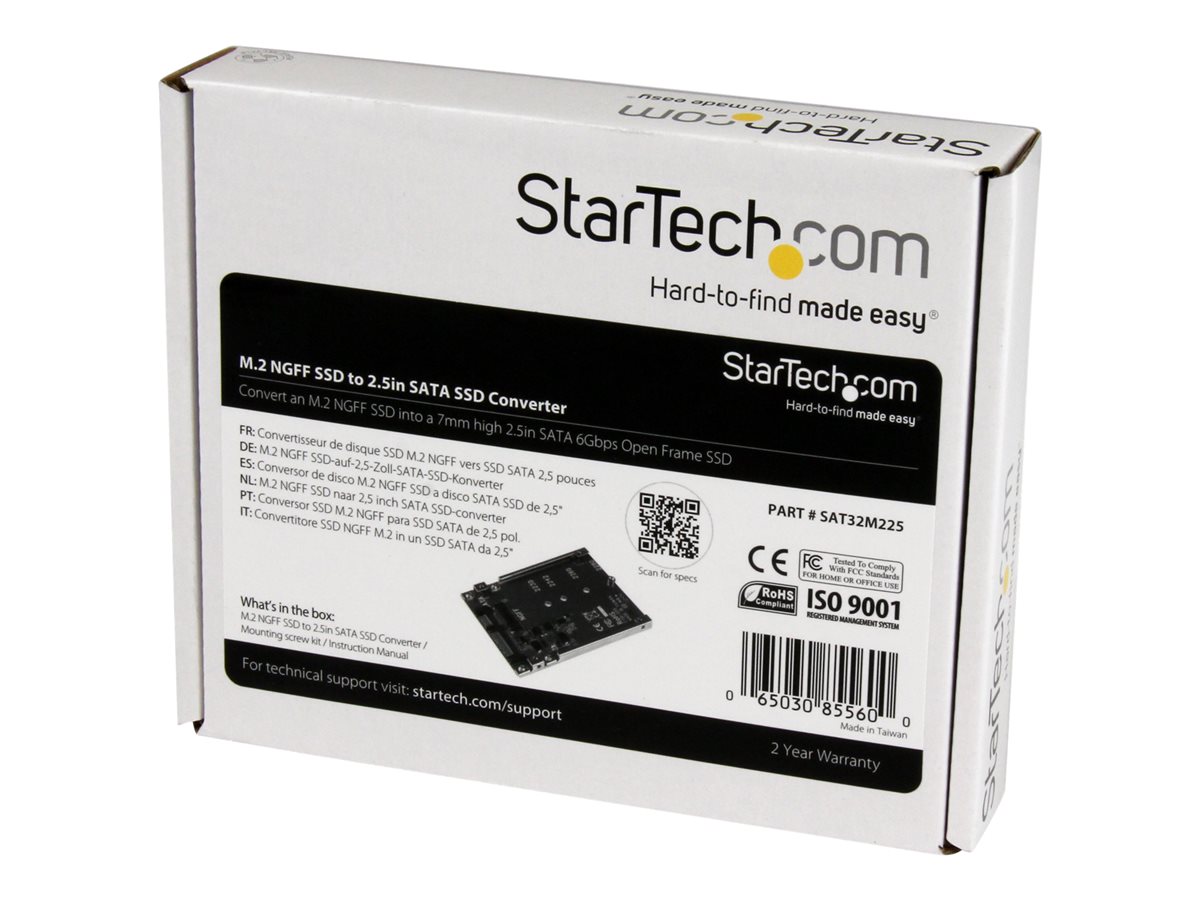 STARTECH M.2 NGFF SSD to SATA Adapter Converter – foto 2