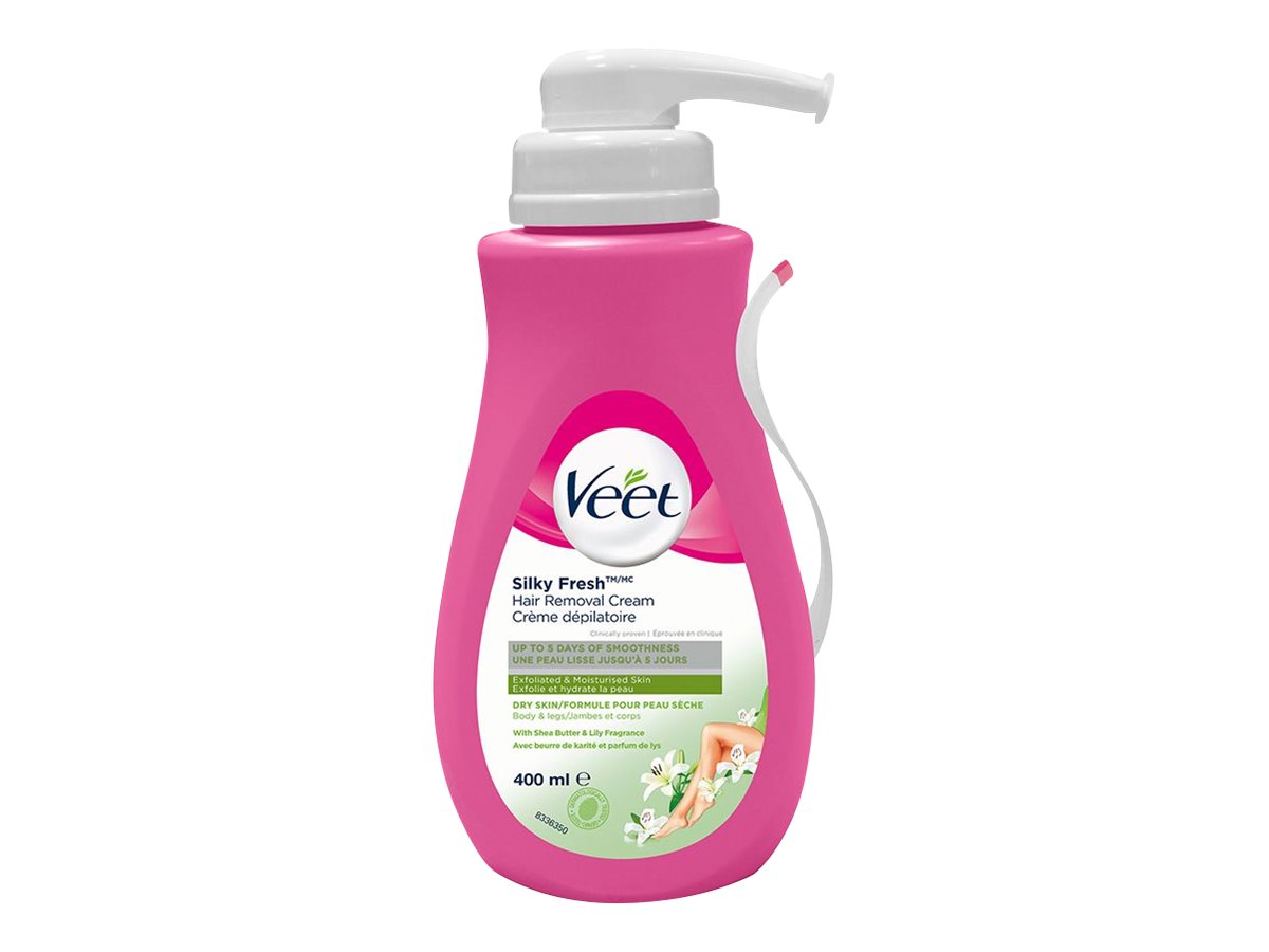 Veet Hair Removal Cream Pump - for Dry Skin - 400ml