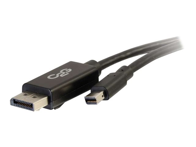 C2G 2m Mini DisplayPort to DisplayPort Adapter Cable 4K UHD - Black - kabel DisplayPort - 2 m – foto 2