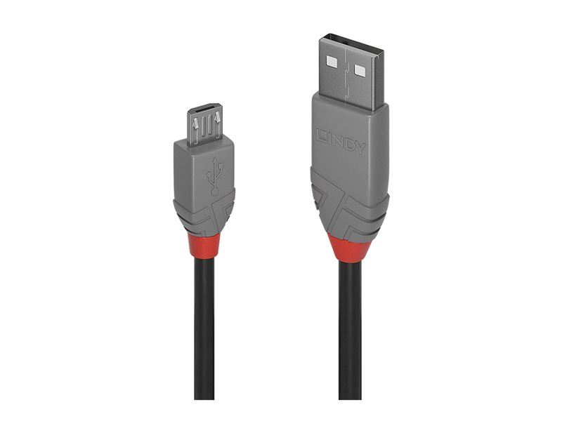 C ble USB 2.0 type A vers Micro-B, Anthra Line, 1m