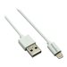 VisionTek Lightning to USB White 2 Meter MFI Cable