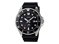 Casio Sports MDV106-1A Wristwatch analog stainless steel black, white