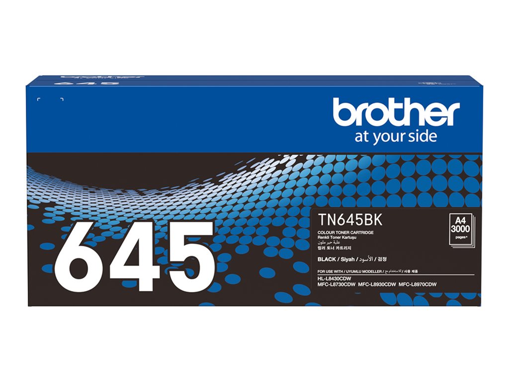 Brother TN645BK, black, original, toner cartridge