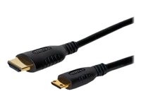 Comprehensive Standard HDMI cable HDMI male to 19 pin mini HDMI Type C male 45.7 cm 