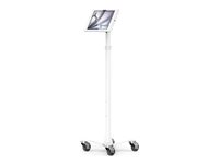 Compulocks iPad Air M2 & M3 13", Apex Enclosure Rolling Cart - Rise Freedom White mounting kit - for tablet - white