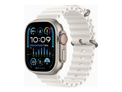 Apple Watch Ultra 2 - Titan - intelligente Uhr mit Ocean Band 