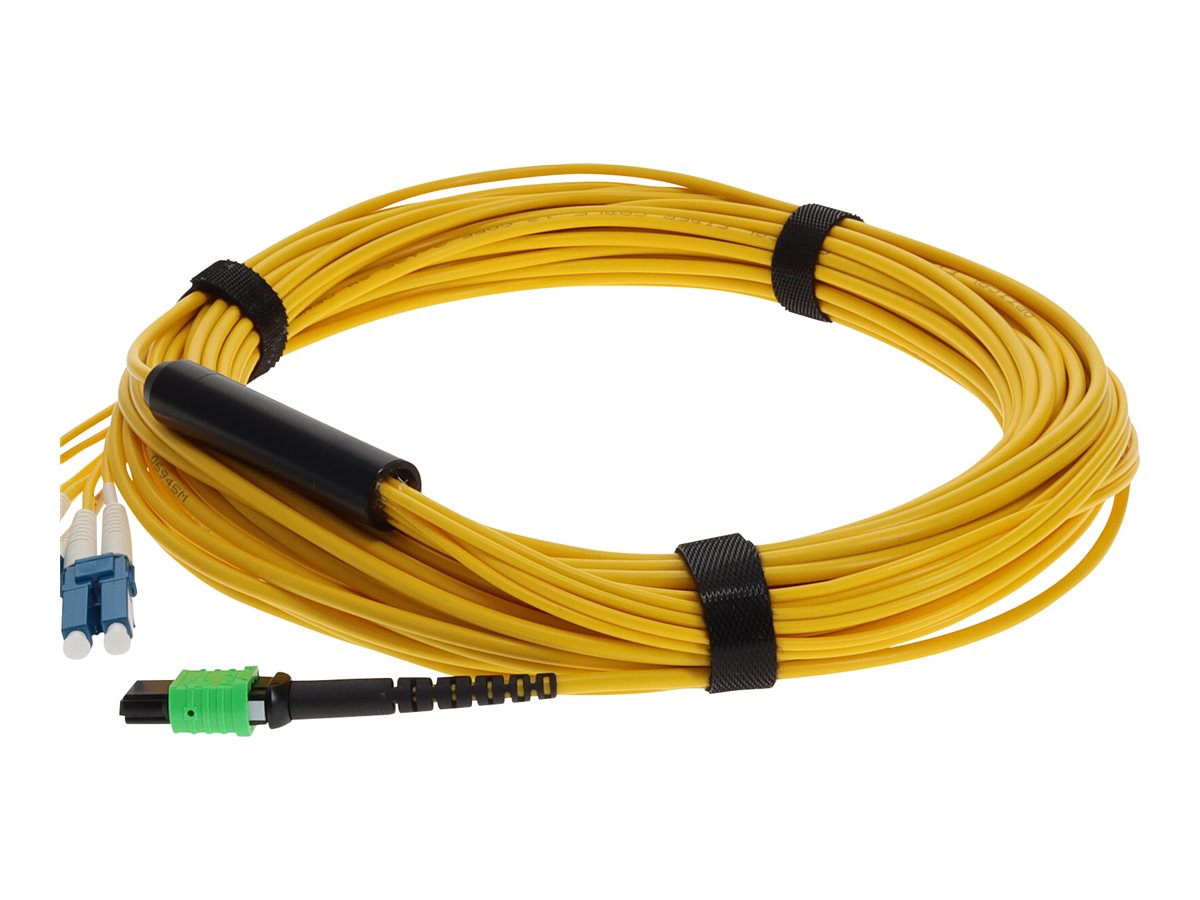 AddOn - Patch cable - MPO/UPC single-mode (F) to LC/UPC single-mode (M)