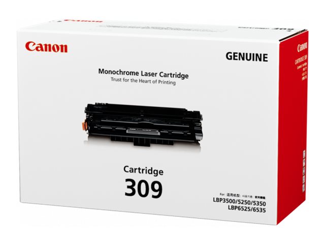Canon 309 black original toner Product shot Right-angle 79400