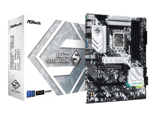 ASROCK H670 Steel Legend LGA1700 4x DDR4 H670 STEEL LEGEND