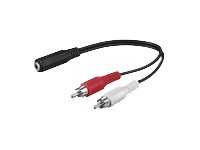 MicroConnect Lyd adapter 20cm