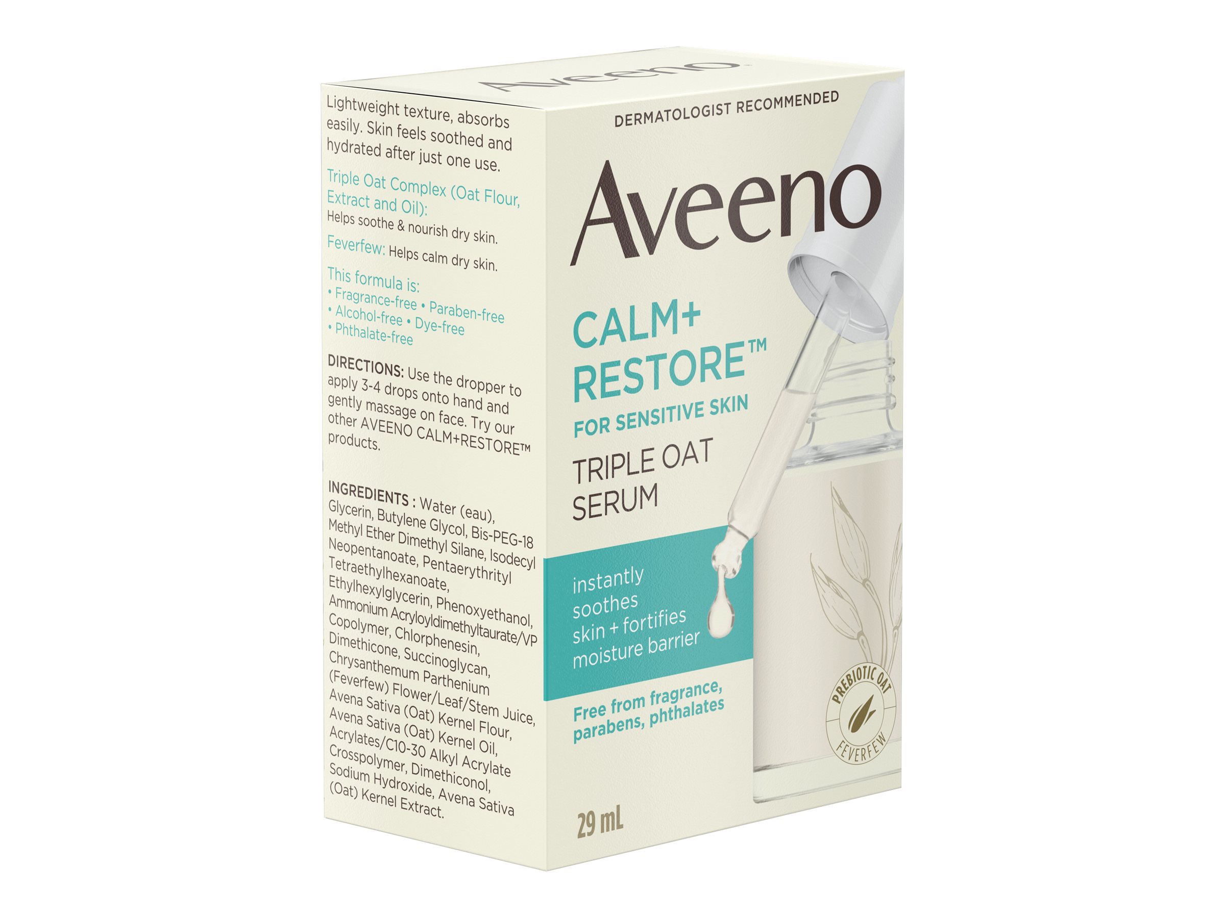 Aveeno CALM+RESTORE Triple Oat Serum - 29ml