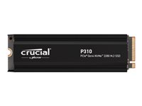 Crucial P310 - SSD - 4 TB - intern - M.2 2280 - PCIe 4.0 x4 (NVMe) - integreret kølelegeme