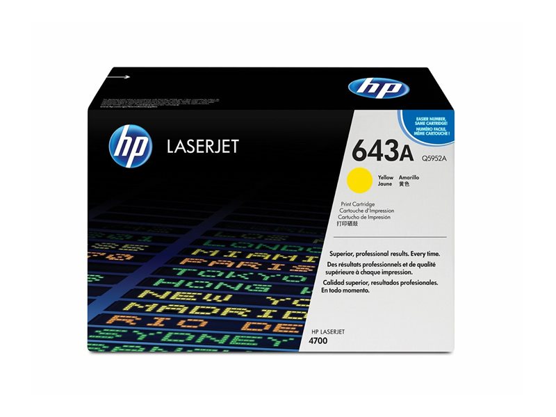 HP MV CARTOUCHE LASER JAUNE CLJ