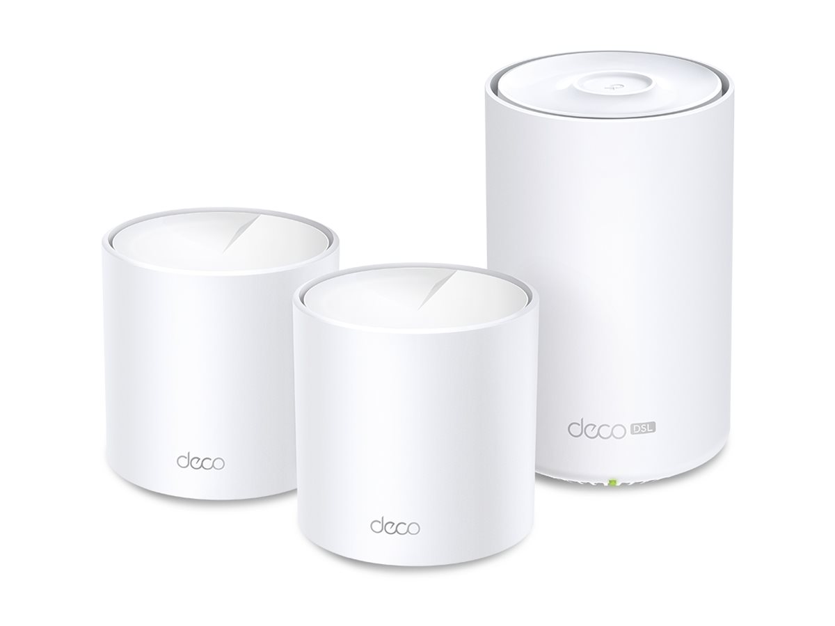 TP-Link Deco X50-DSL V1 Wi-Fi system DSL modem Wi-Fi 6 Usage / lifestyle Right-angle 72740