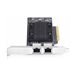 StarTech.com - adaptateur rseau - PCIe 3.0 x8 - Gigabit Ethernet / 10 Gb Ethernet x 2 - Conformit TAA