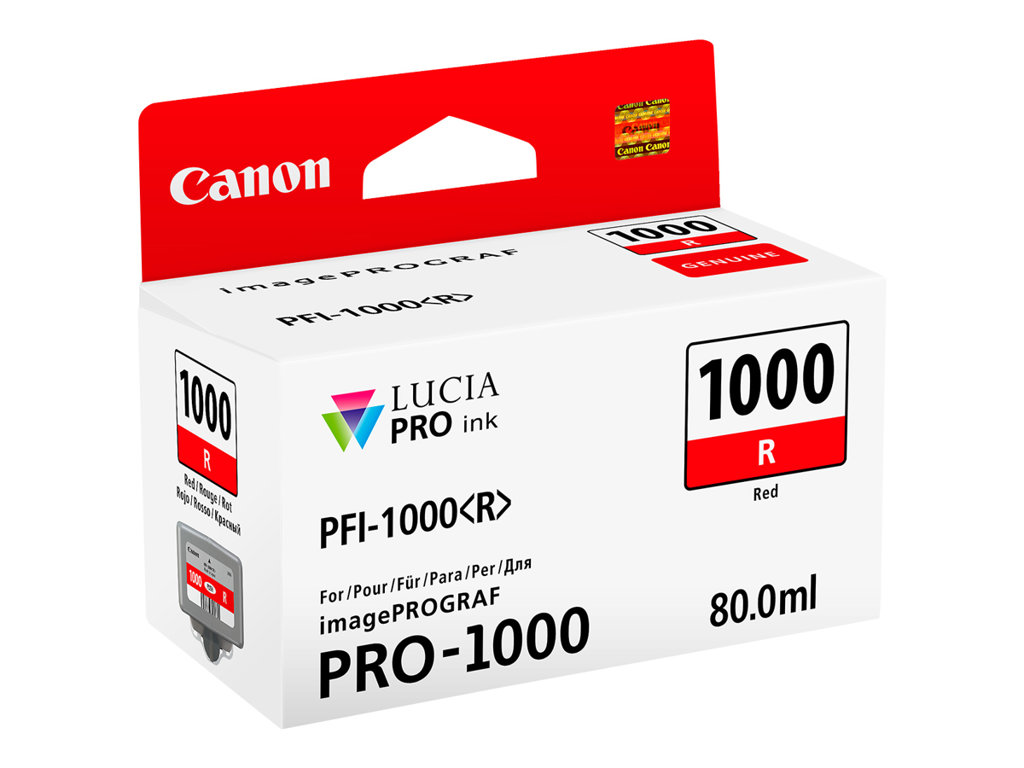 CANON 2LB PFI-1000r Ink Red Standard