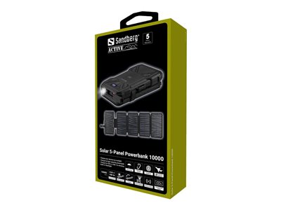 SANDBERG Solar 5-Panel Powerbank 10000 - 421-05