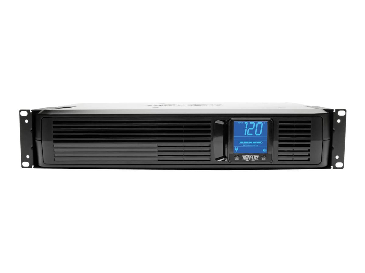 Tripp Lite UPS Smart 1500VA 900W Rackmount AVR 120V LCD USB DB9 Extended Run 2URM