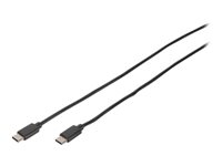 DIGITUS USB 2.0 USB Type-C kabel 1.8m Sort