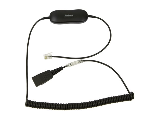 JABRA Smart Cord QD to RJ9 coiled 88001-04